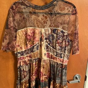 Anthropologie geisha designs dress